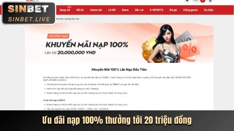 Biểu ngữ khuyến mãi hoàn trả hàng ngày